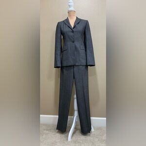 BCBGeneration Charcoal Gray Pantsuit Set